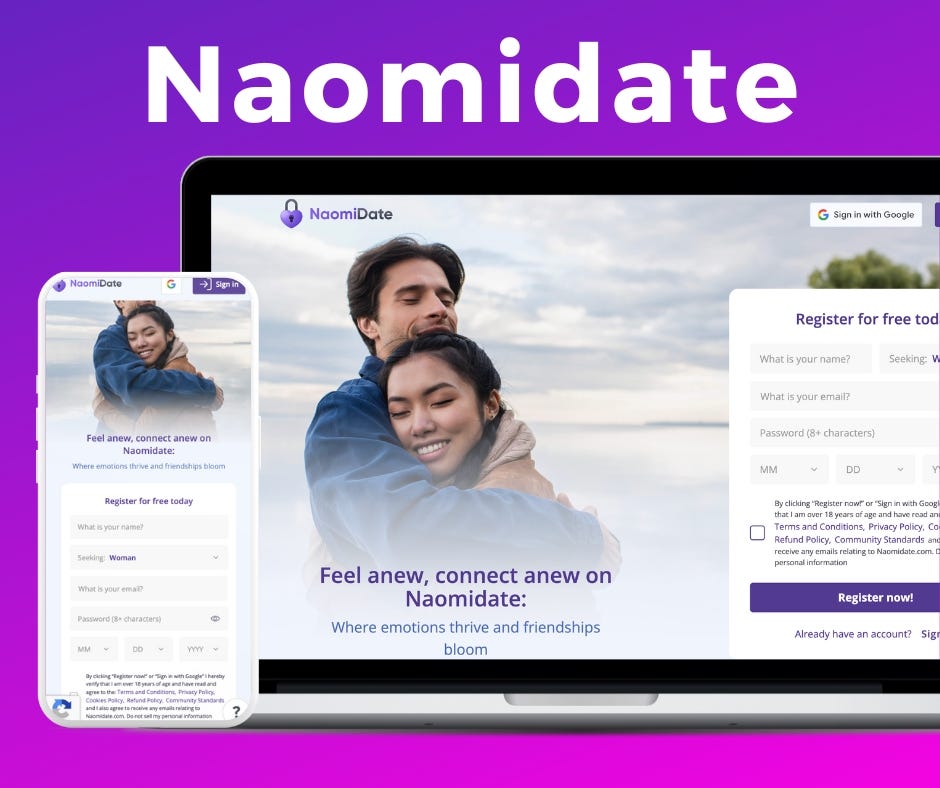 Naomidate website