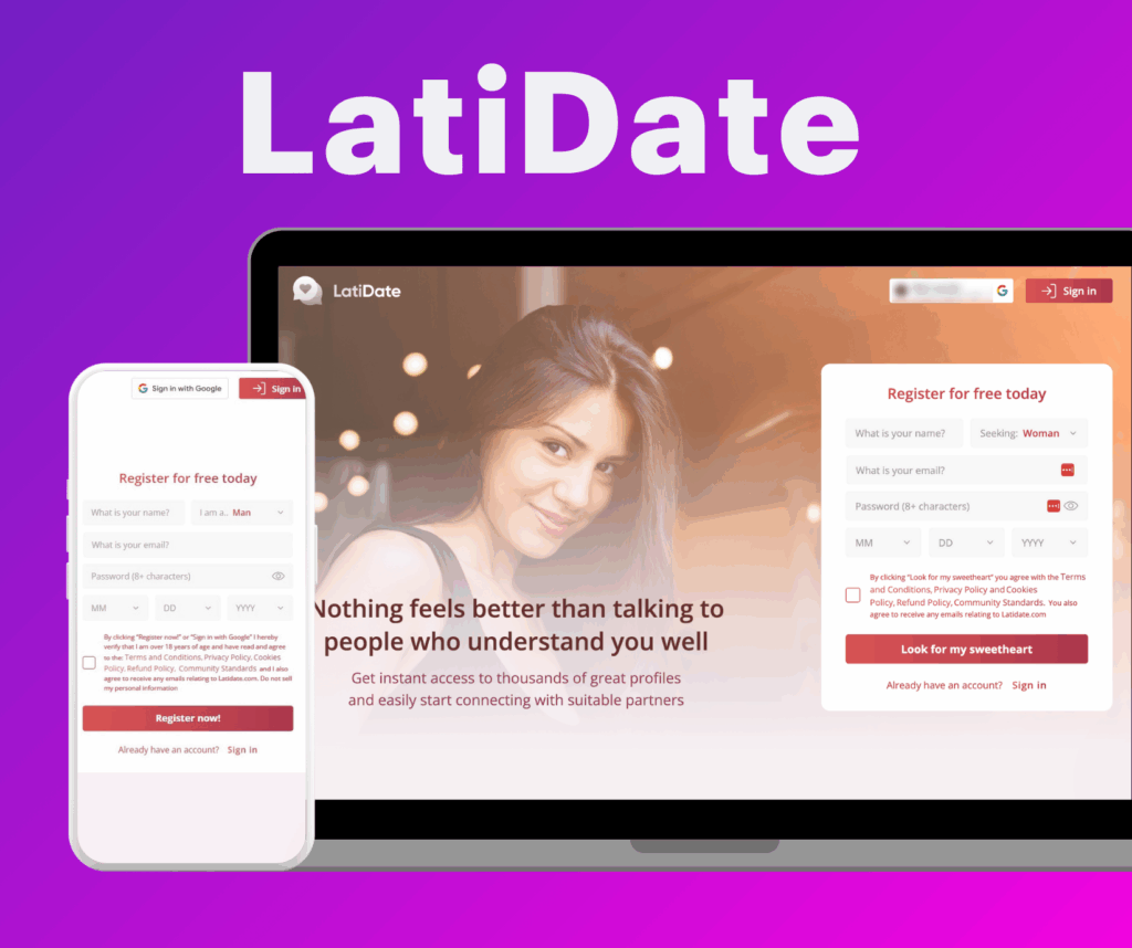 LatiDate Website & App
